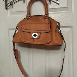Coach Tan Satchel Bag